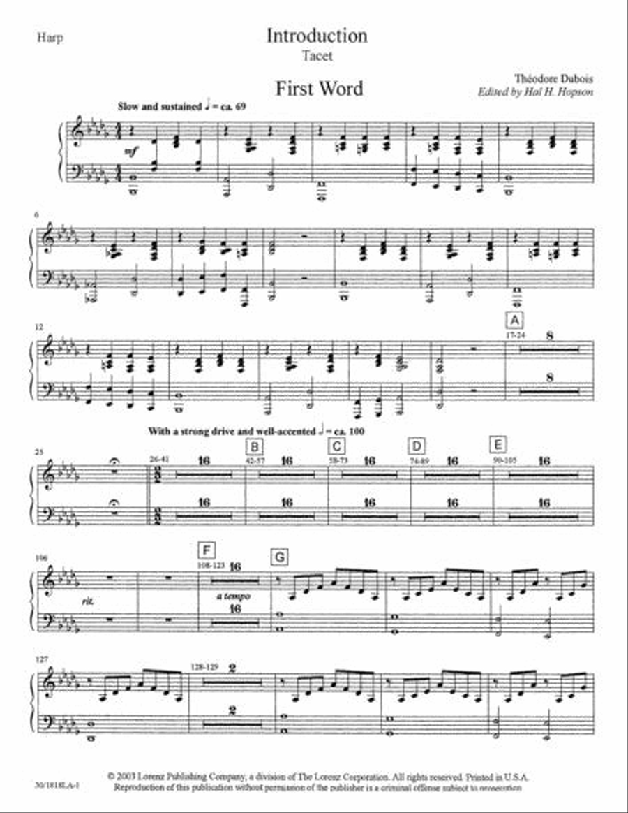 The Seven Last Words of Christ - Harp Choir scores gallery preview page 2
