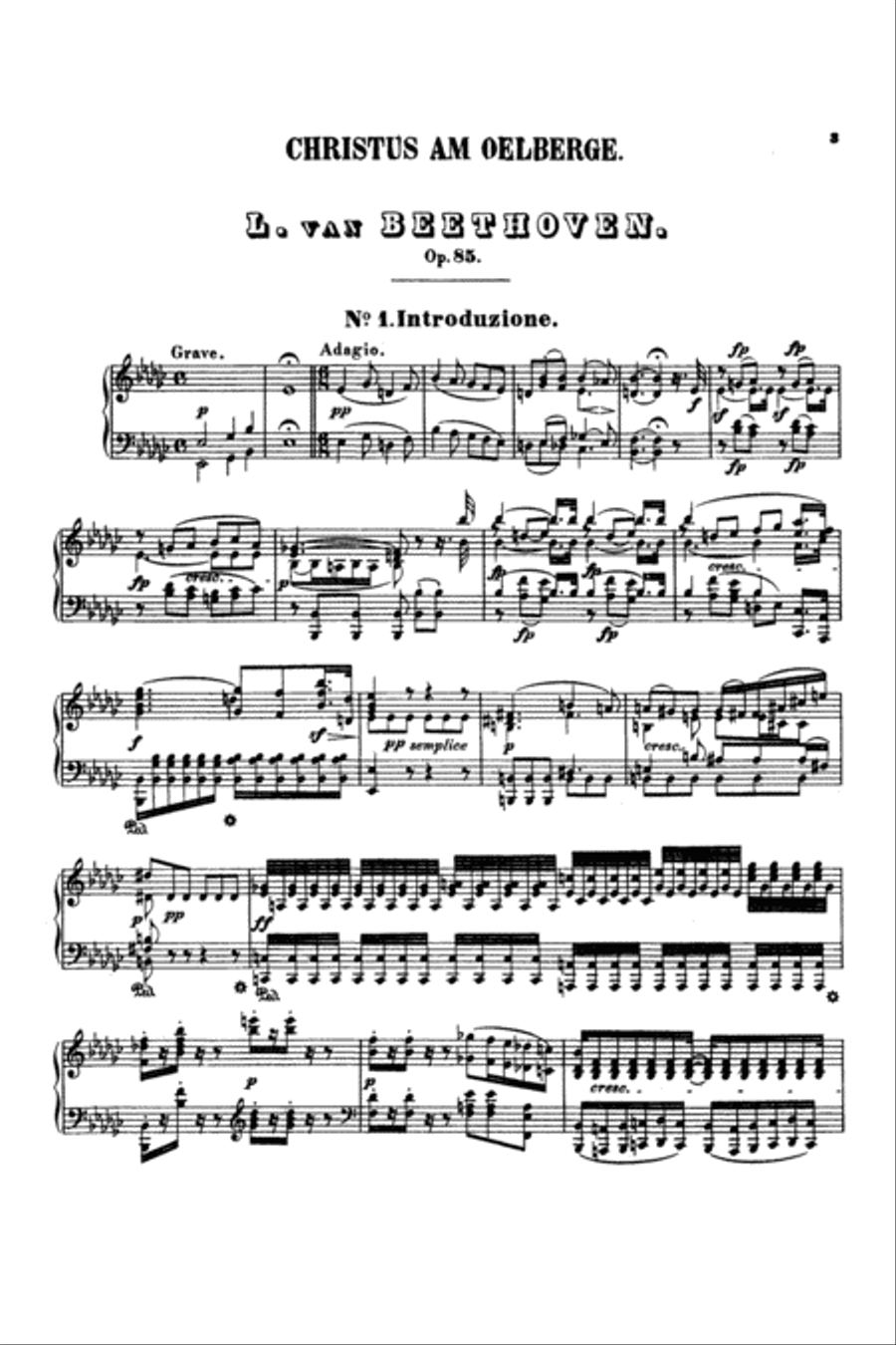 Christ at Mt. Olive, Op. 85 (Christus am Oelberge) 4-Part scores gallery preview page 6