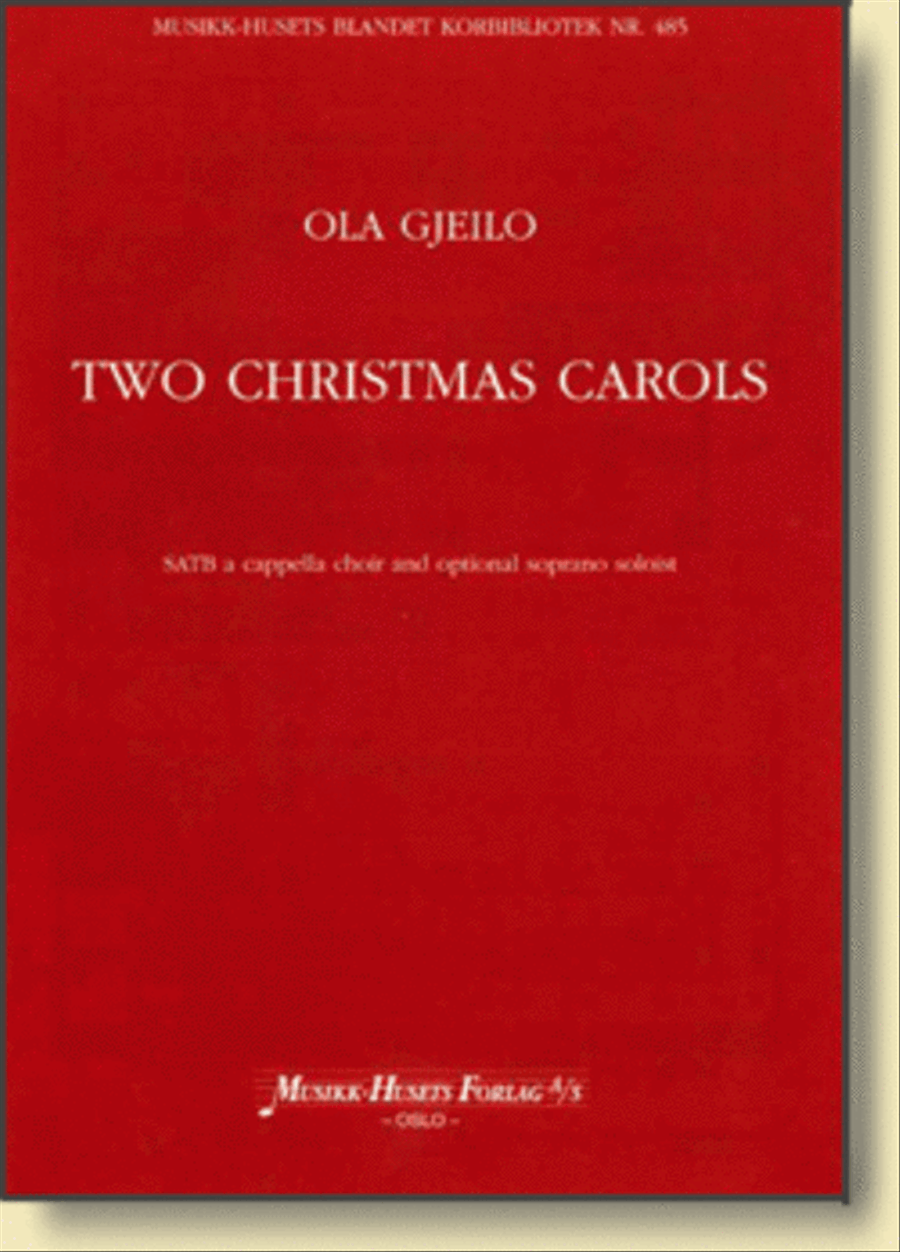 Two Christmas Carols 4-Part scores gallery preview page 1
