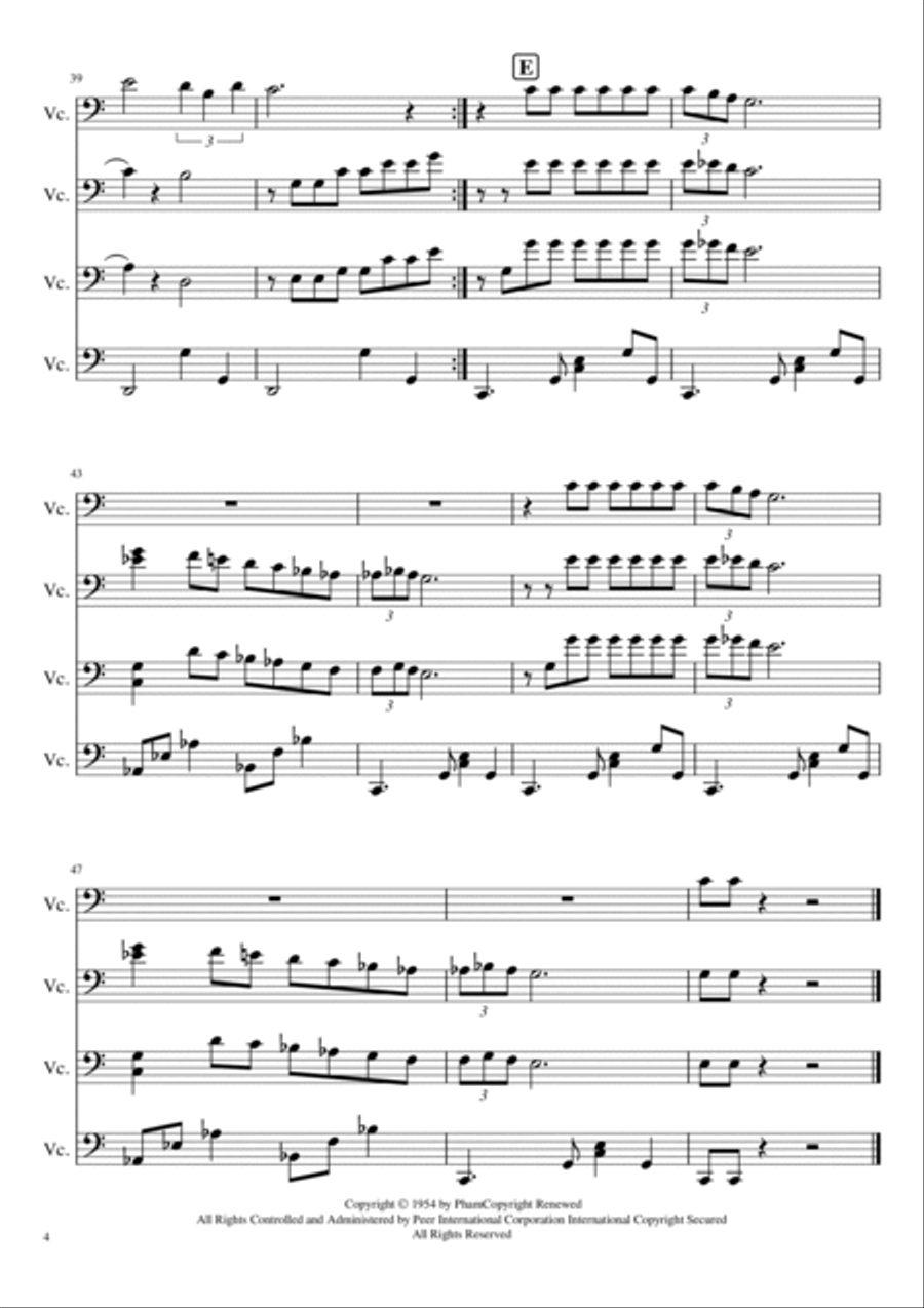Cien Años String Quartet scores gallery preview page 4