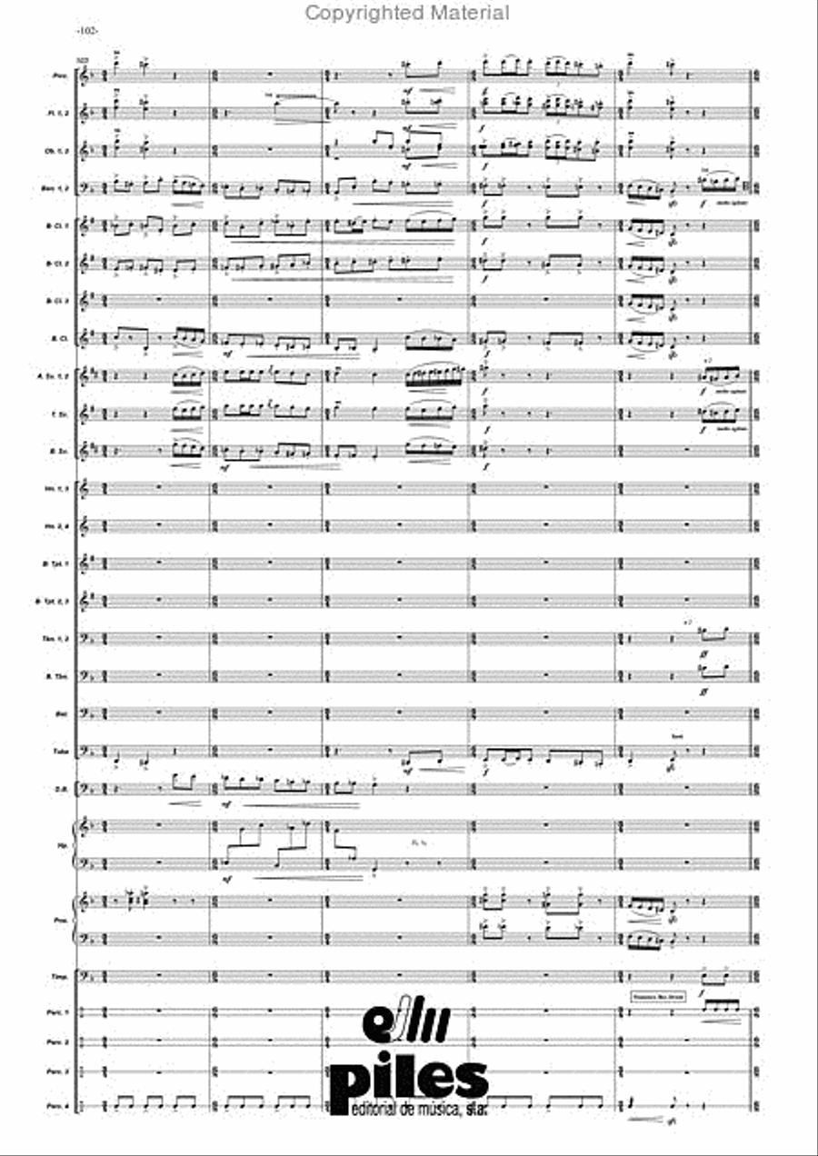 Duende Duende Concert Band scores gallery preview page 103