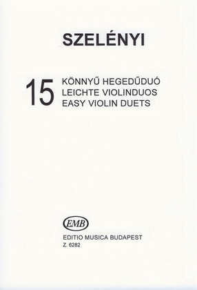 Book cover for 15 leichte Violinduos