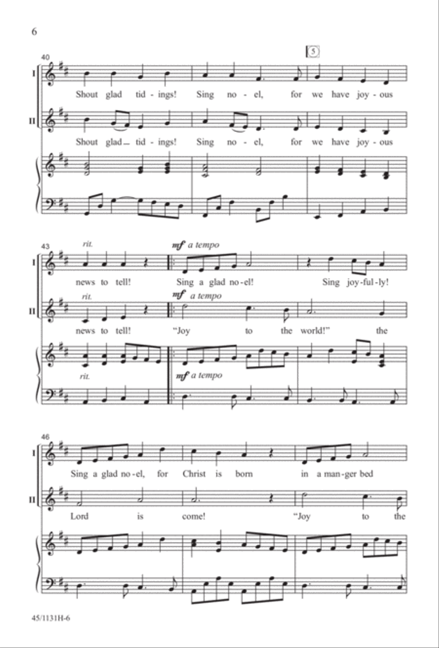 Singable Solutions for Winter Holidays 2-Part scores gallery preview page 6