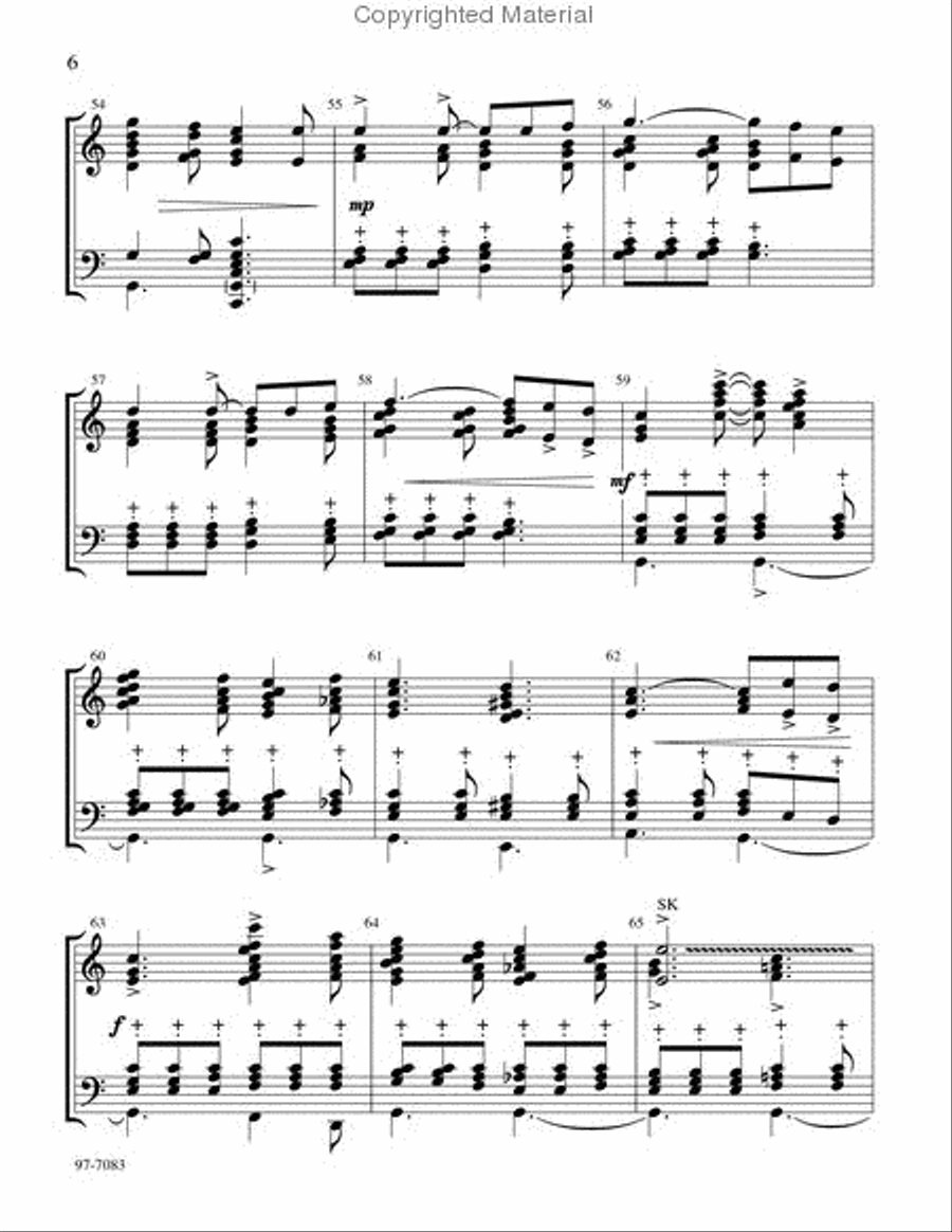 Joy to the World (Morris) Handbell Choir scores gallery preview page 4