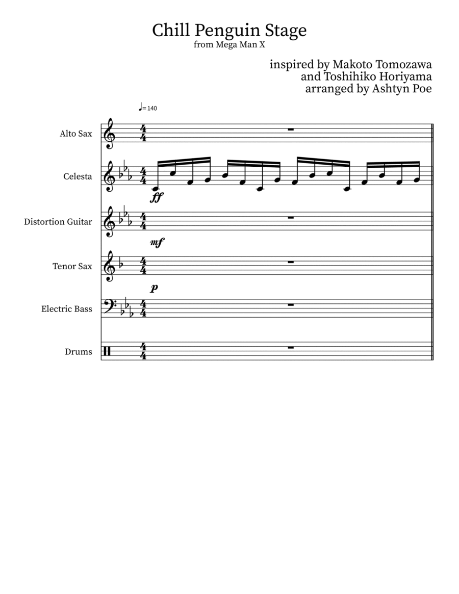 Chill Penguin Stage Chill Penguin Stage Small Ensemble scores gallery preview page 1