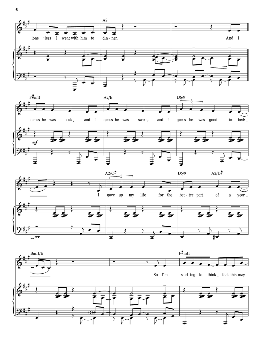 I Can Do Better Than That (from The Last 5 Years) Guitar scores gallery preview page 6