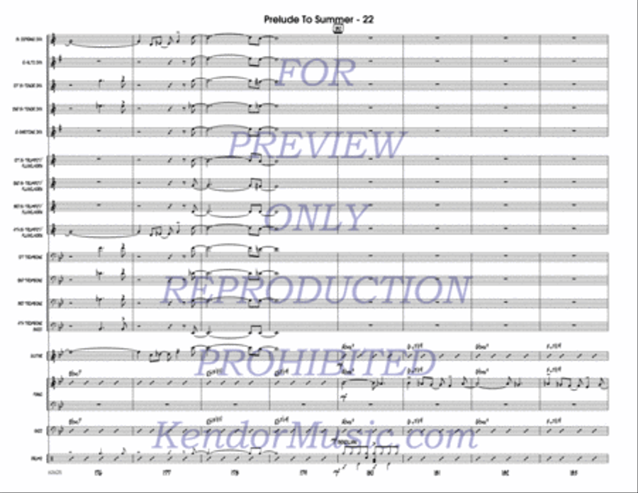 Prelude To Summer Choir scores gallery preview page 23