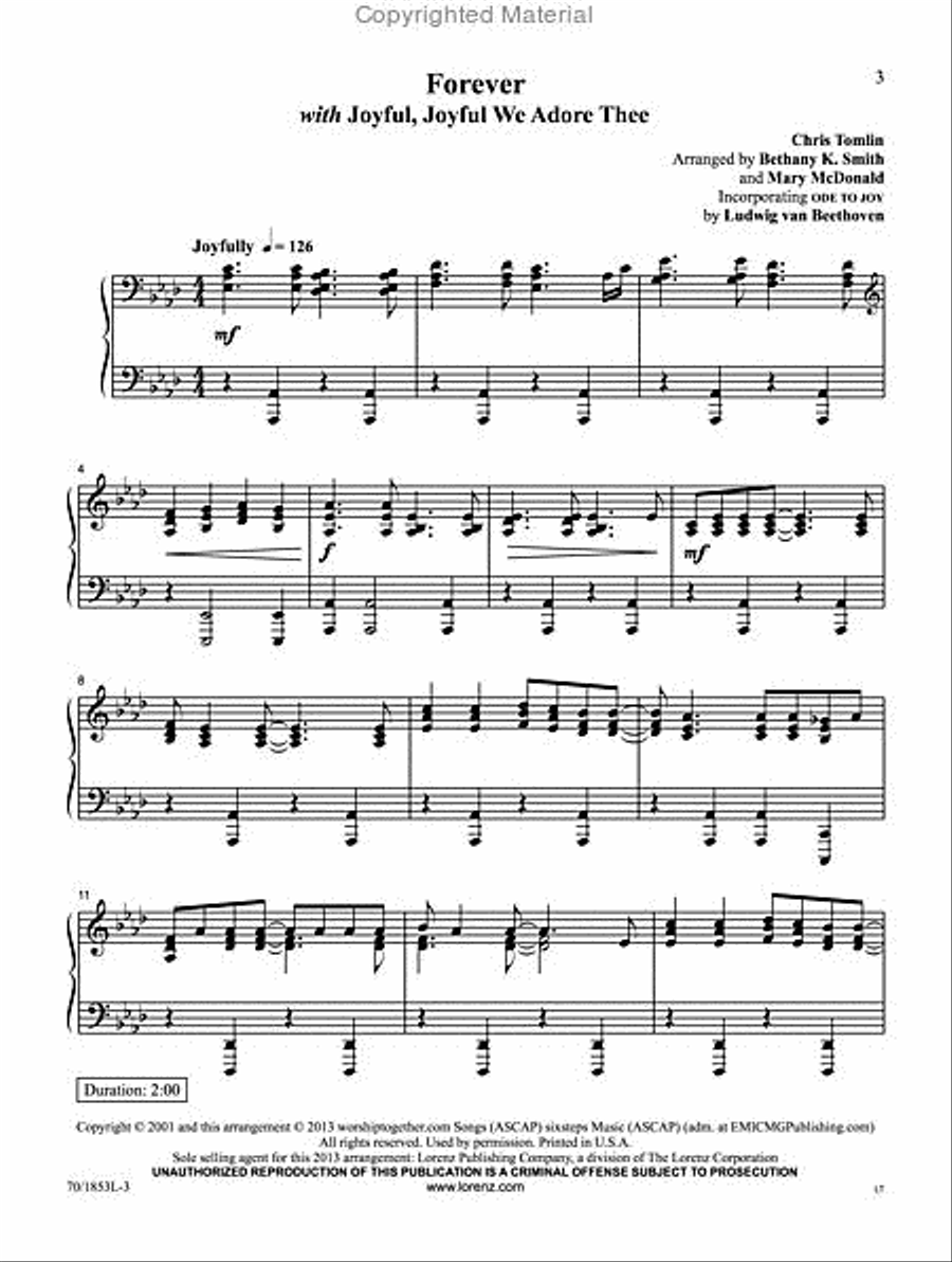 Our Song Will Rise Piano Solo scores gallery preview page 4