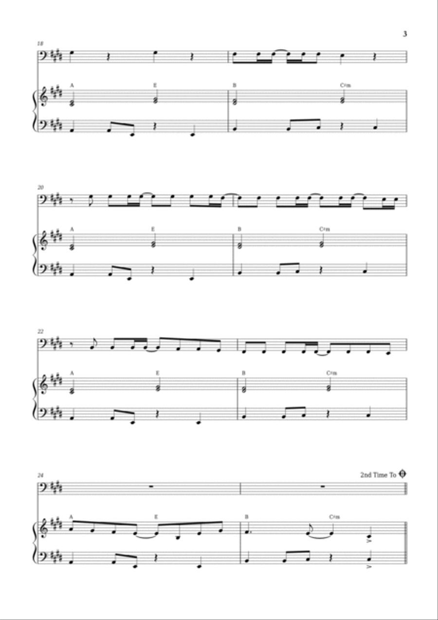 Anti-hero Piano scores gallery preview page 3
