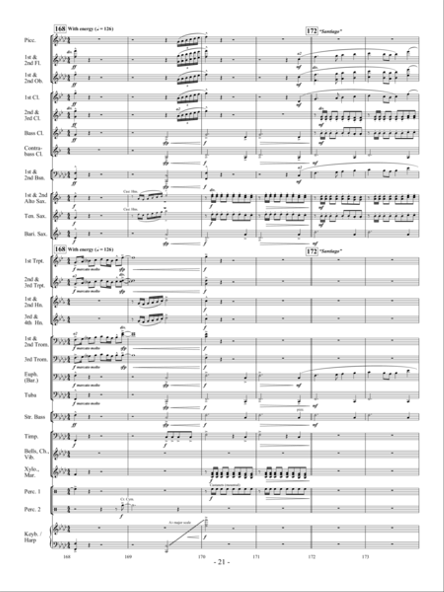 Sea Song Fantasy Sea Song Fantasy Concert Band scores gallery preview page 20