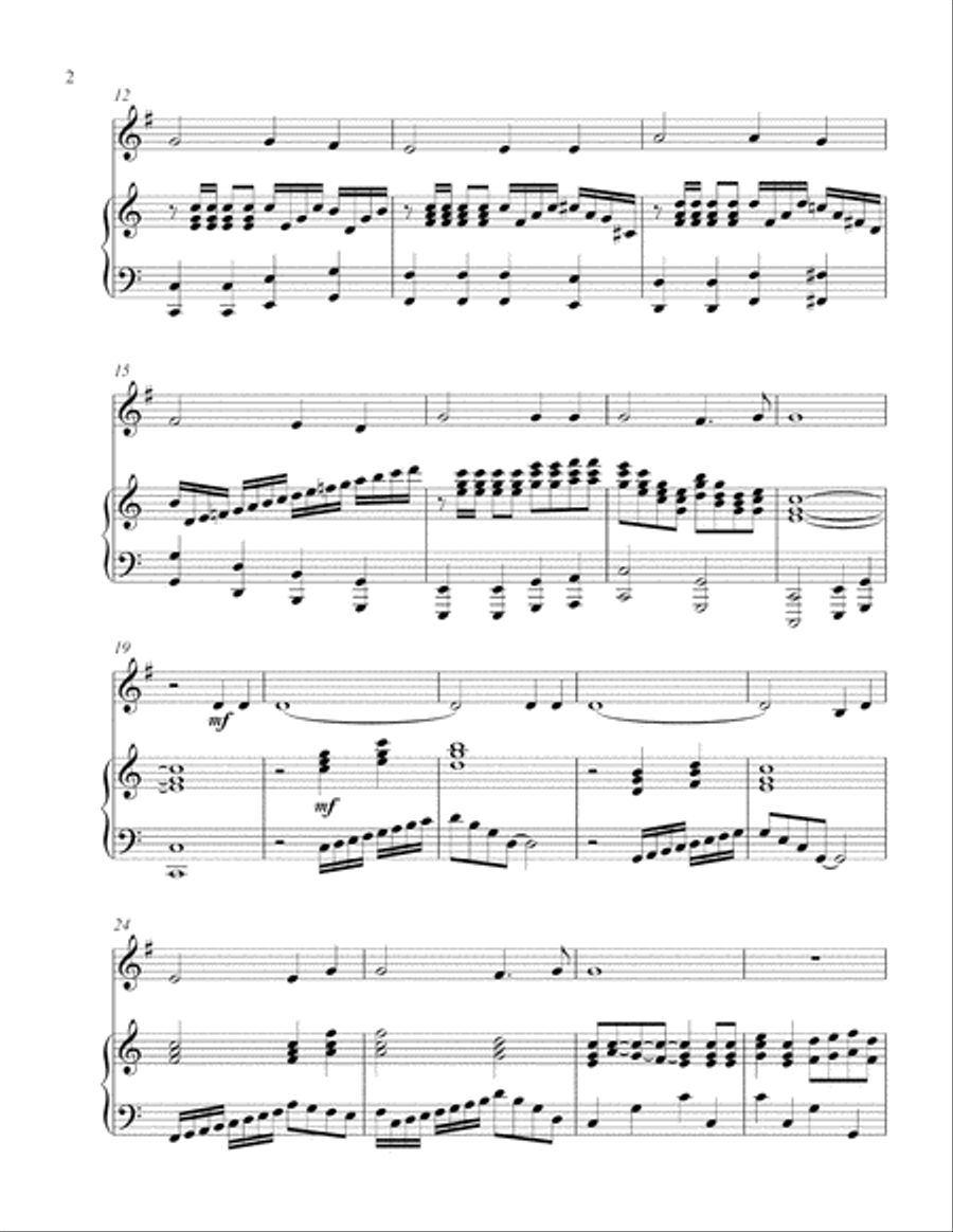 It Is Well With My Soul (treble F instrument solo) Horn scores gallery preview page 3