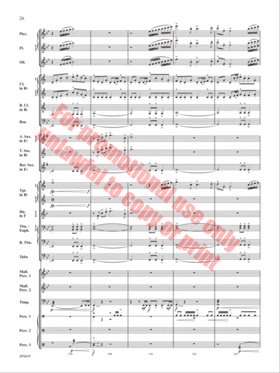 The Lake in the Sky The Lake in the Sky Concert Band scores gallery preview page 27