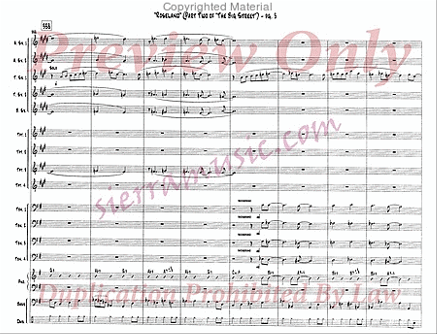 Roseland (MM2 The Big Street) Big Band scores gallery preview page 4