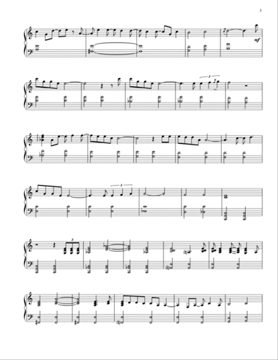 Time Will Tell Piano Solo scores gallery preview page 3