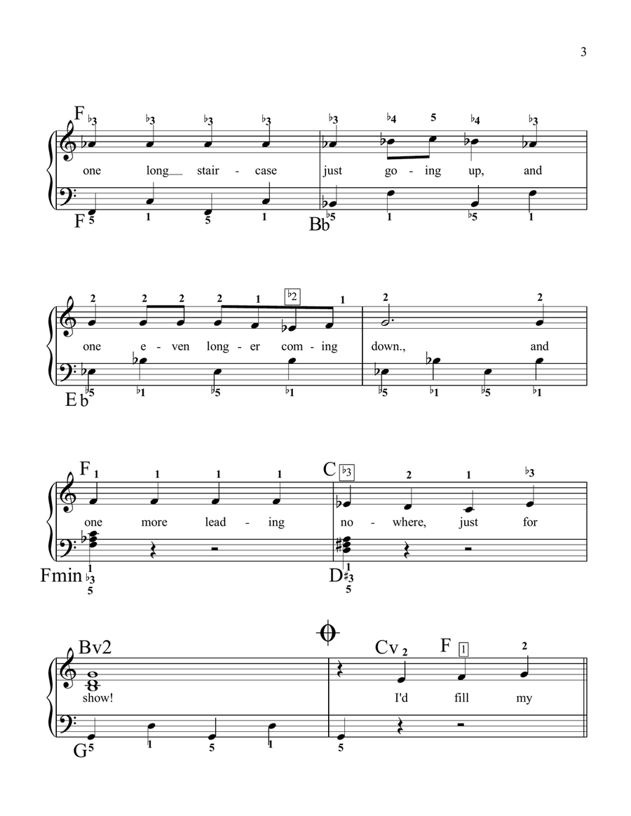 If I Were A Rich Man Piano Solo scores gallery preview page 3