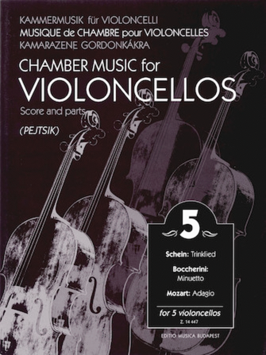 Chamber Music for Violoncellos – Volume 5 Cello scores gallery preview page 1