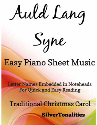 Auld Lang Syne Easy Piano Sheet Music