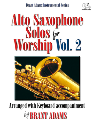 Book cover for Alto Saxophone Solos for Worship, Vol. 2