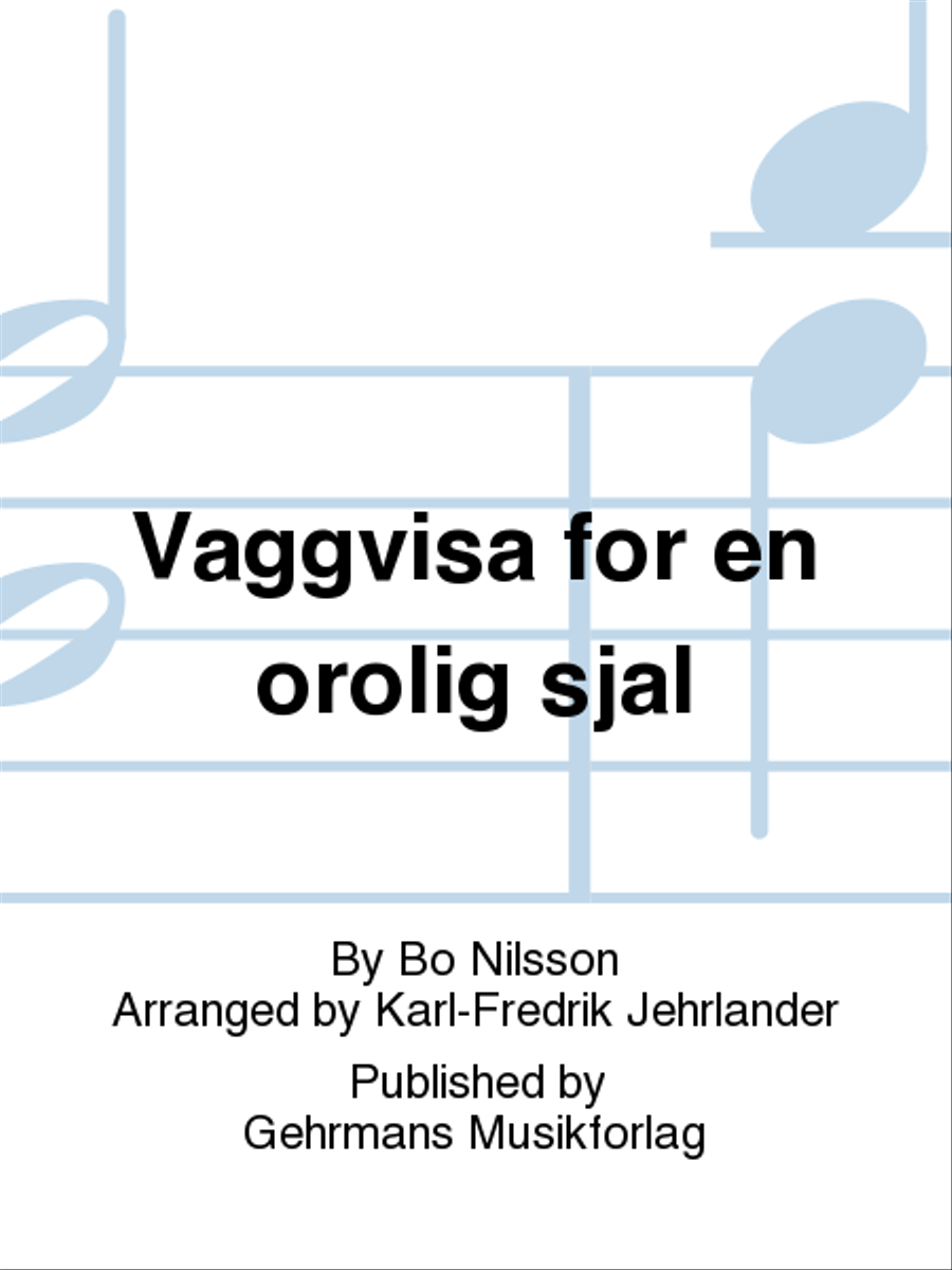 Vaggvisa for en orolig sjal 4-Part scores gallery preview page 1