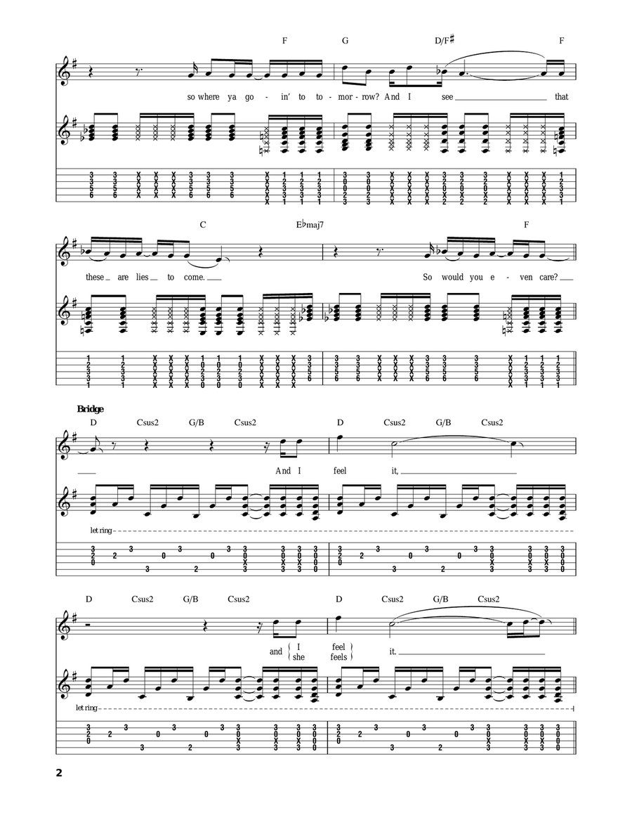 Plush Acoustic Guitar scores gallery preview page 2