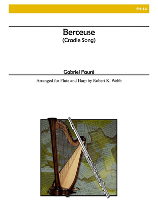 Book cover for Berçeuse for Flute and Harp
