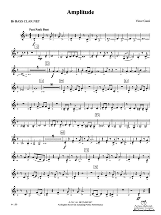 Amplitude: B-flat Bass Clarinet