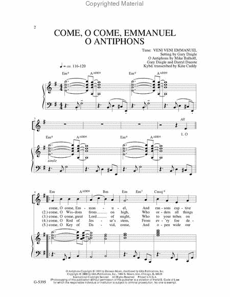 Come, O Come, Emmanuel / O Antiphons image number null