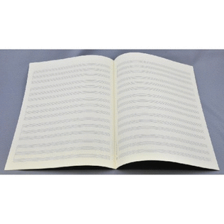 Music manuscript paper - Trio 5x3 staves