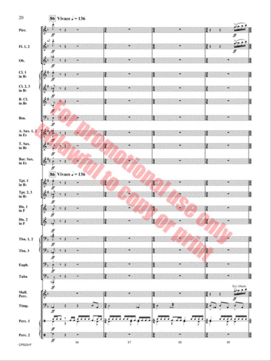 Better Angels Concert Band scores gallery preview page 21