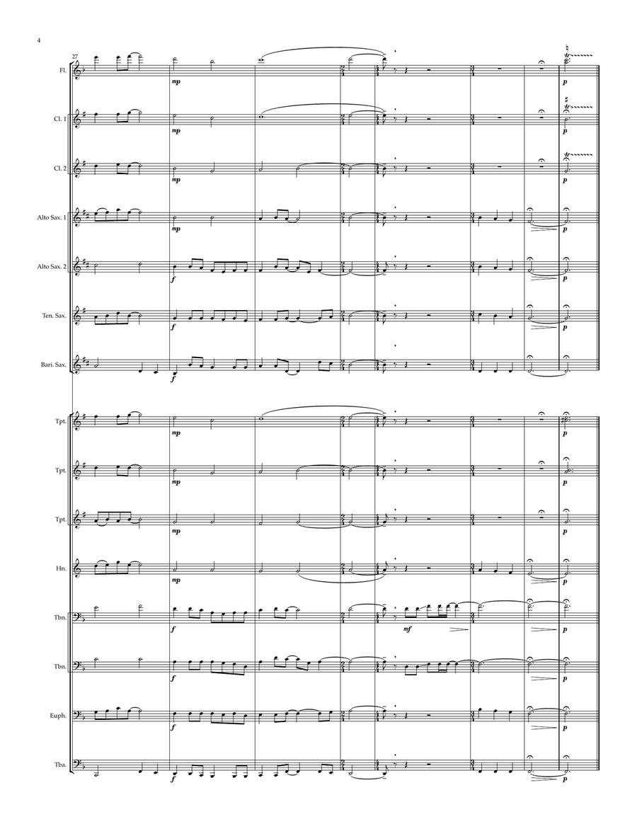 Heart Of Gold Heart Of Gold Marching Band scores gallery preview page 4