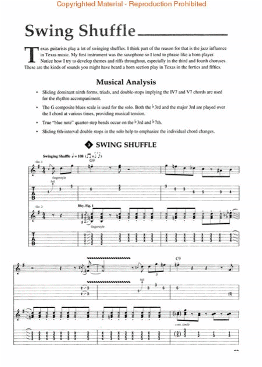 Rhythm & Blues Guitar Electric Guitar scores gallery preview page 4
