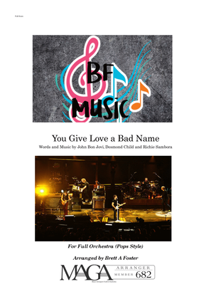 Book cover for You Give Love A Bad Name