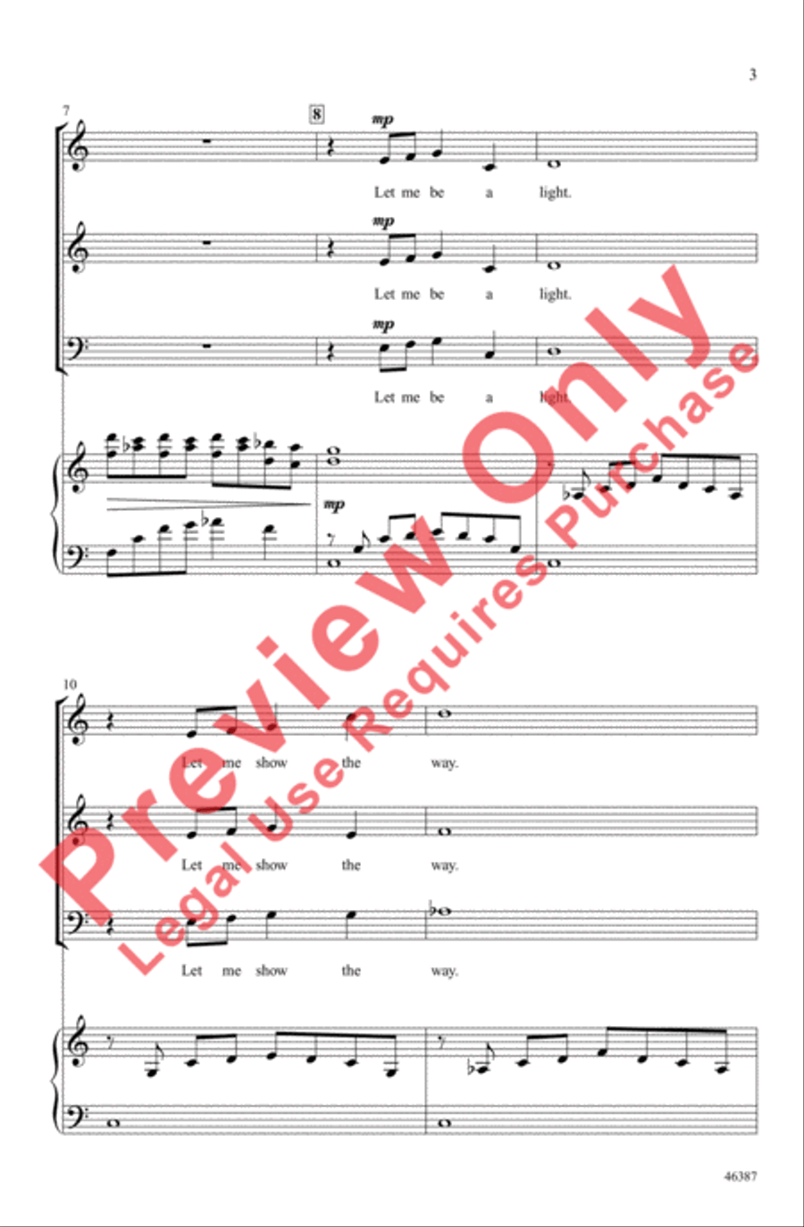 The Lighthouse 3-Part scores gallery preview page 3