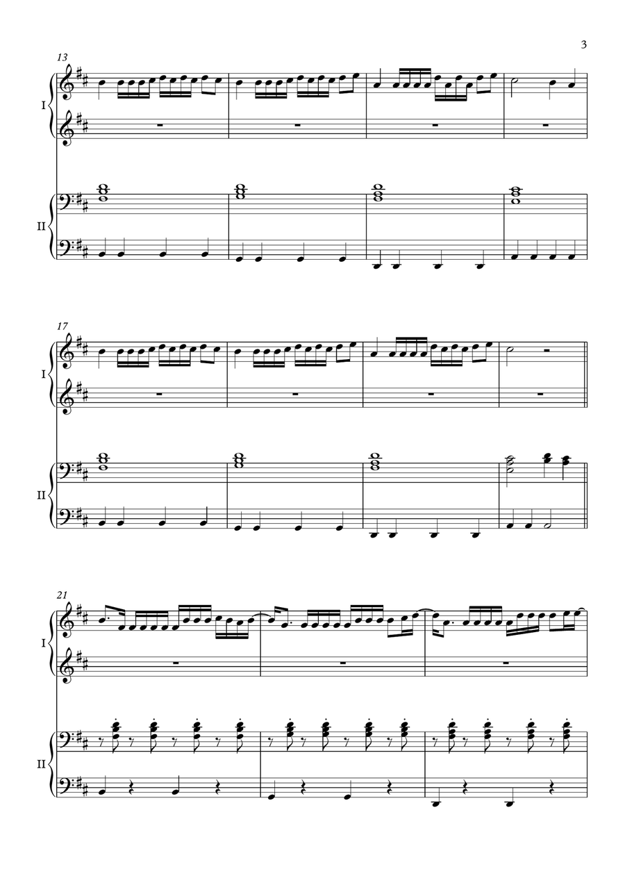 Despacito 1 Piano, 4-Hands scores gallery preview page 3