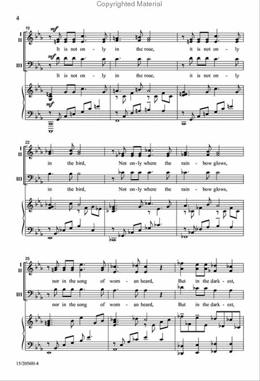 Always Something Sings 3-Part scores gallery preview page 4