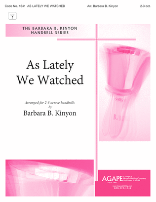 Book cover for As Lately We Watched