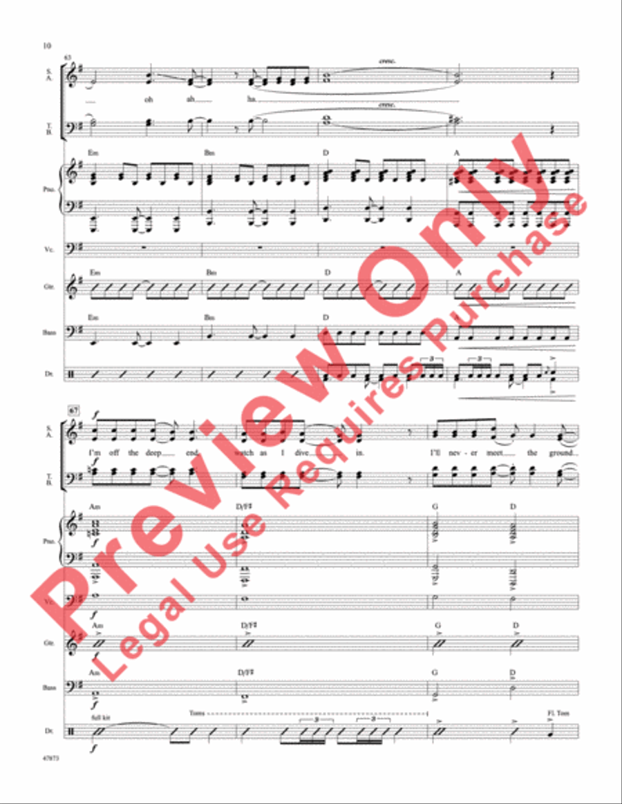 Shallow Choir scores gallery preview page 11