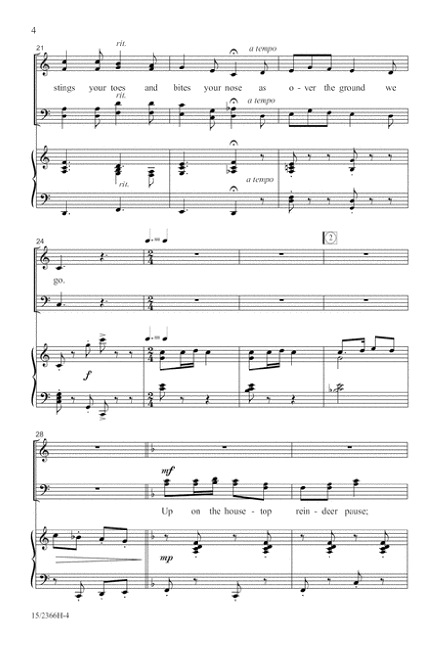 A Family Christmas Spectacular 4-Part scores gallery preview page 5