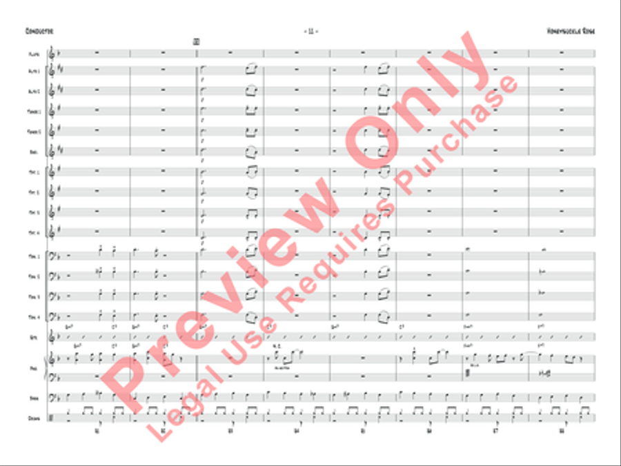 Honeysuckle Rose Jazz Ensemble scores gallery preview page 14