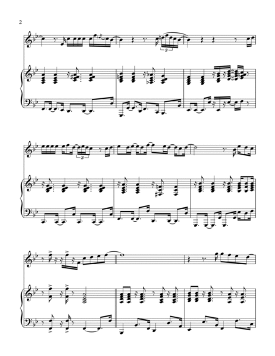 The Lady In Red Woodwind Duet scores gallery preview page 3