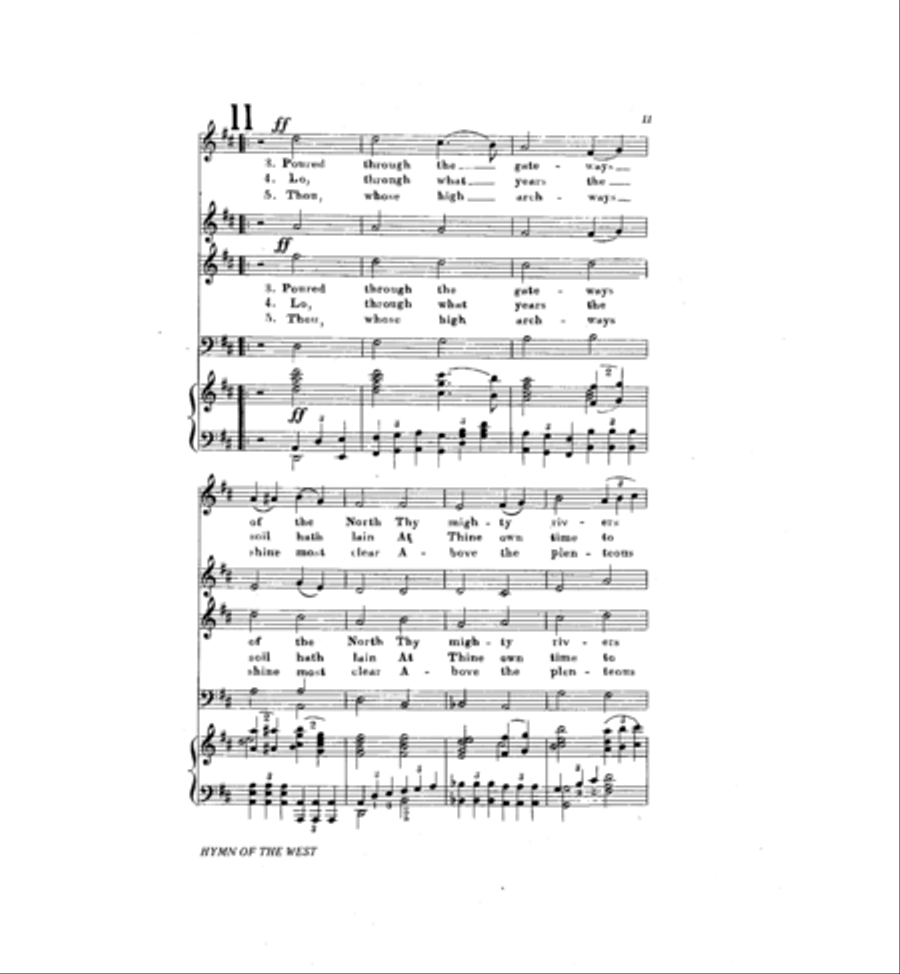 Hymn of the West Concert Band scores gallery preview page 14