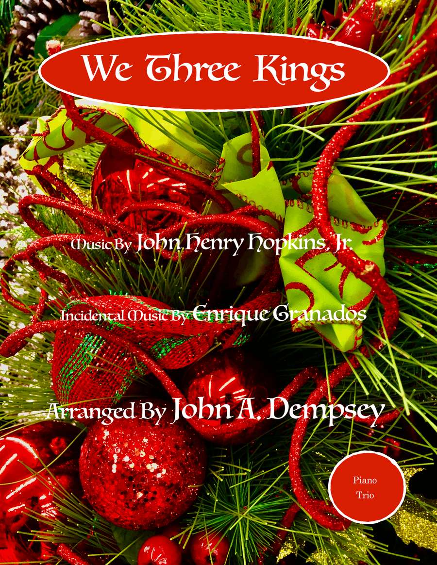 We Three Kings (Piano Trio): Violin, Cello and Piano Piano Trio scores gallery preview page 1