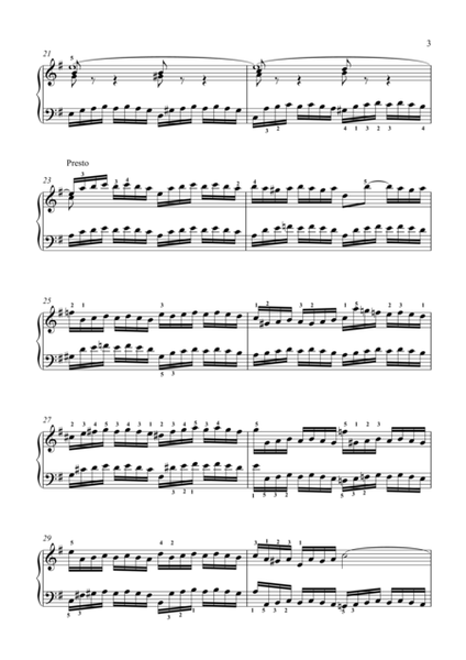 Prelude and Fugue (2 parts) in E minor BWV 855