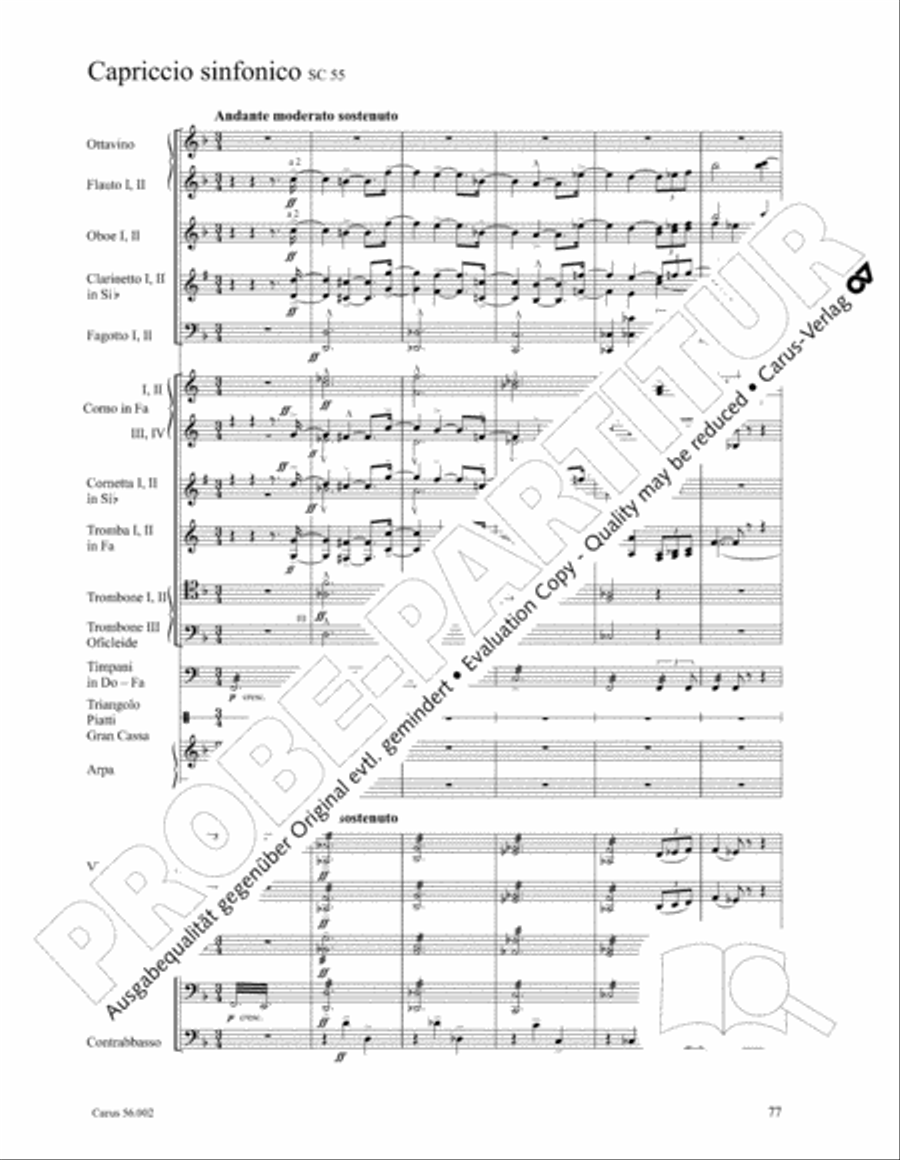 Edizione Nazionale delle Opere di Giacomo Puccini. II. Instrumental music; 1. Works for orchestra (vol. II/1) Score scores gallery preview page 124