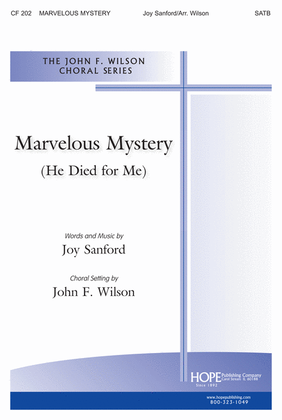 Book cover for Marvelous Mystery