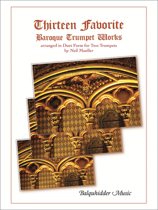 Book cover for Thirteen Favorite Baroque Trumpet Works