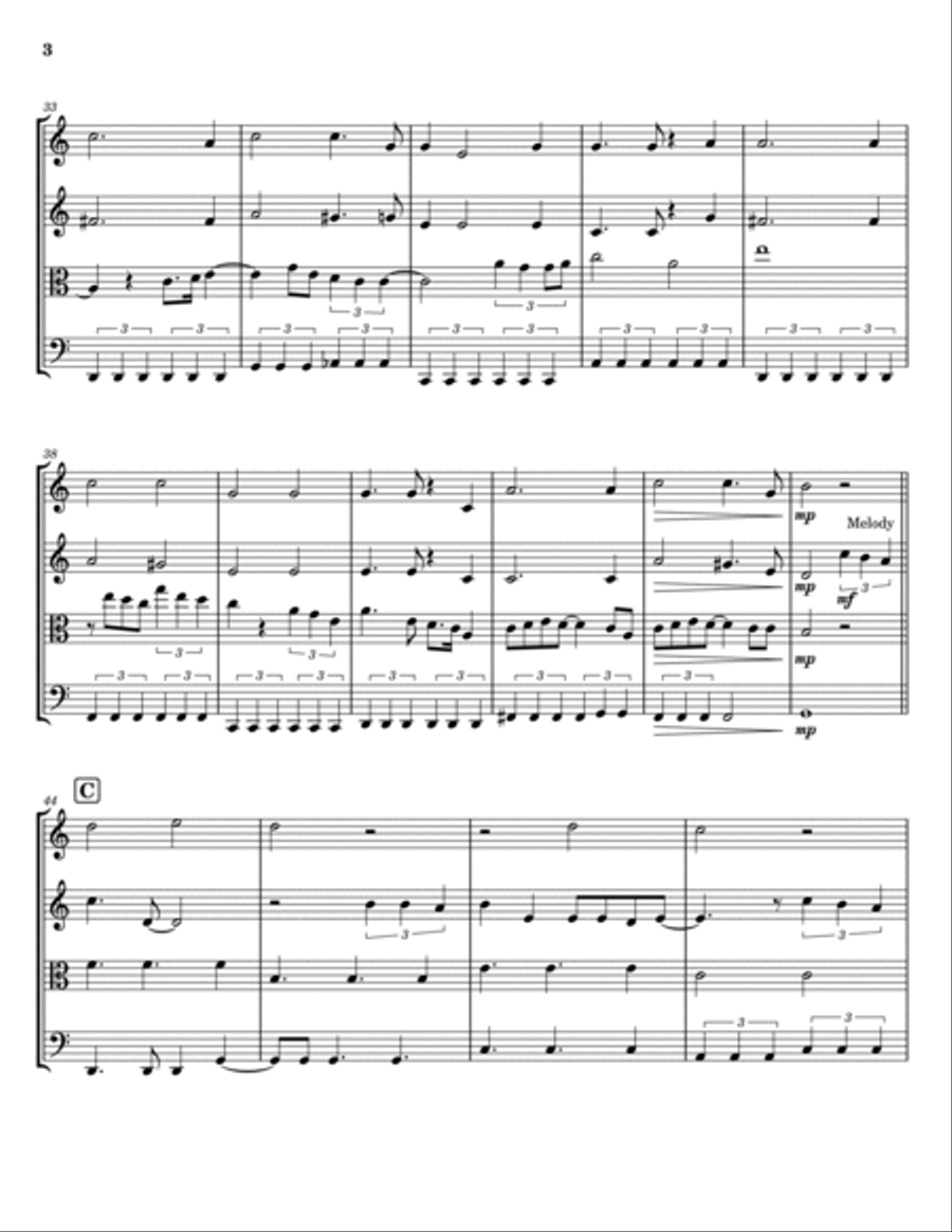 Death Of A Bachelor Death Of A Bachelor String Quartet scores gallery preview page 3