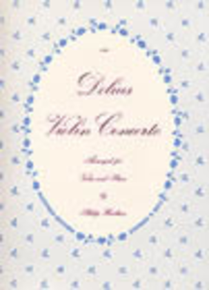 Book cover for Concerto for Violin and Orchestra transcribed for Violin and Piano