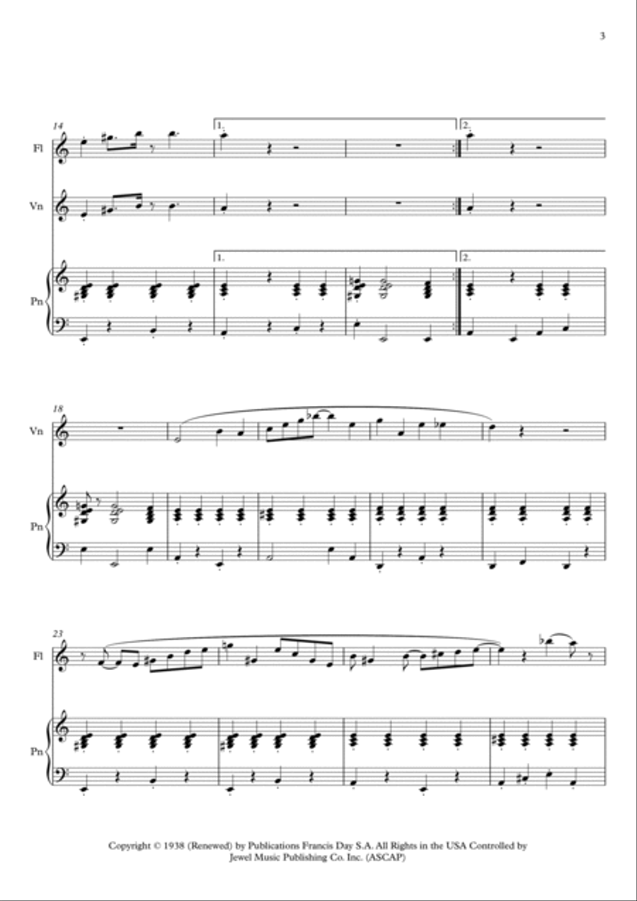 Minor Swing - Score Only Small Ensemble scores gallery preview page 3