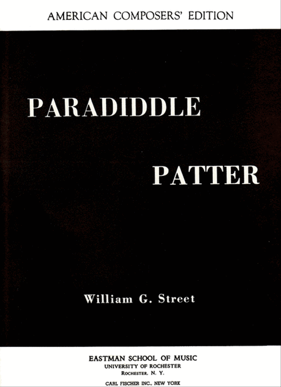 Paradiddle Patter Percussion scores gallery preview page 1